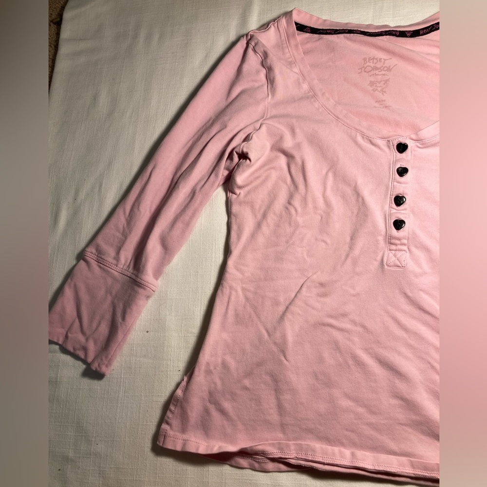 Pink Betsey Johnson shirt